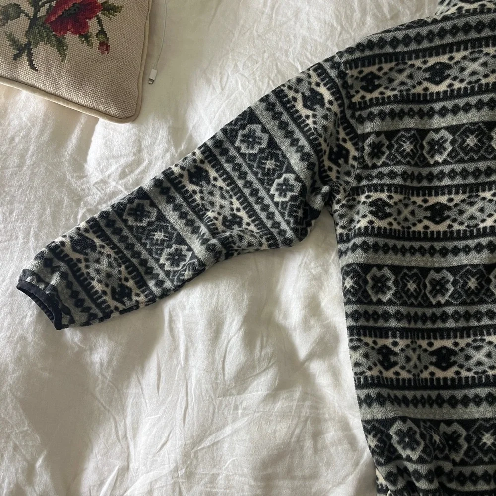 Vintage L.L. Bean patterned fleece - Picture 5 of 10